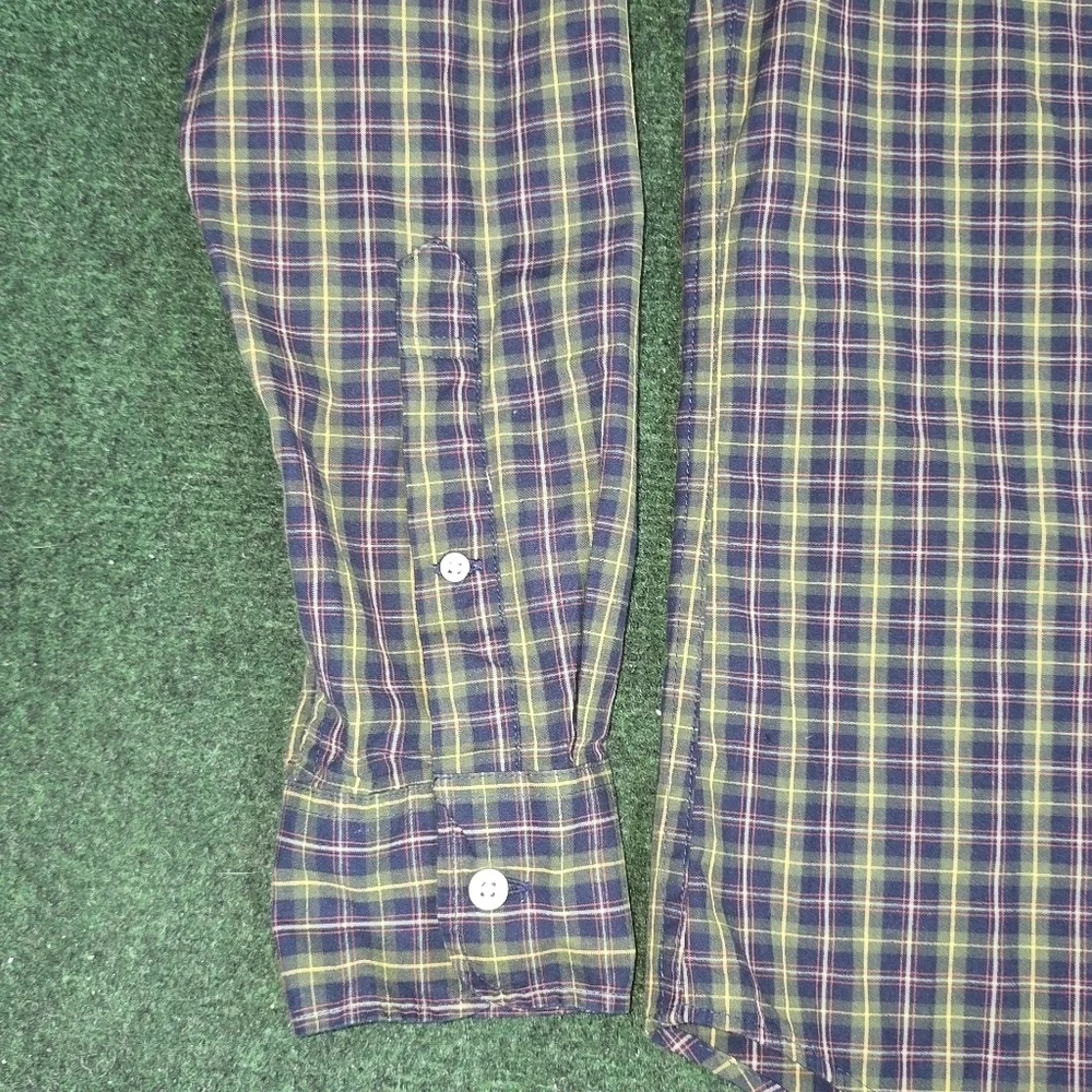 J. Crew | Slim Untucked Fit Cotton Blend Button Down Plaid Casual Mens Shirt